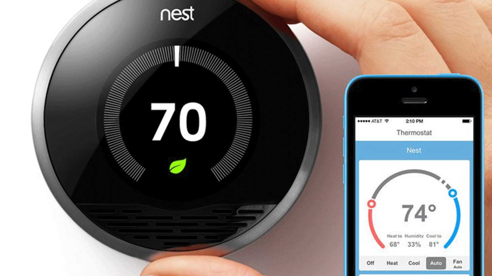 smartphone technology nest thermostat