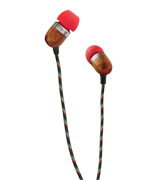The House of Marley Smile Jamaica Earbuds - Bolt Mobile Saskatoon - Fire Red