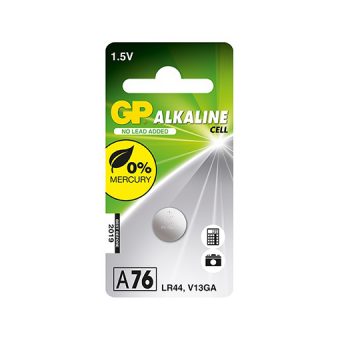 A76 GP Alkaline LR44 1.5V 176 NEW WEB READY