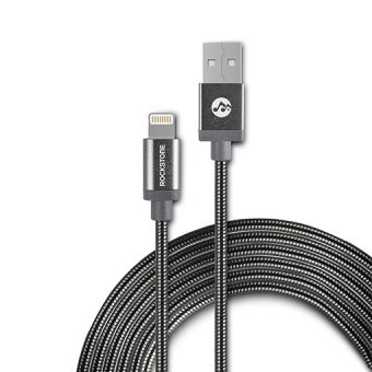 Pet Proof Cable Rockstone Lightning Silver 1