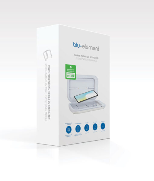 Blu Element Mobile Phone UV Sanitizer White 2