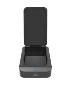Front view of the intelliARMOR Universal UV Sterilizer for Smartphones