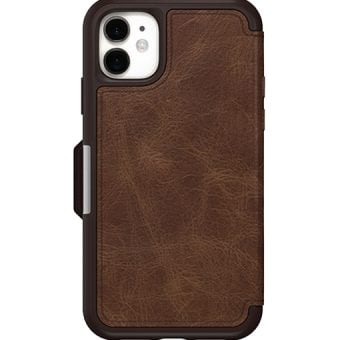 otterbox phone case iphone11 strata espresso brown back