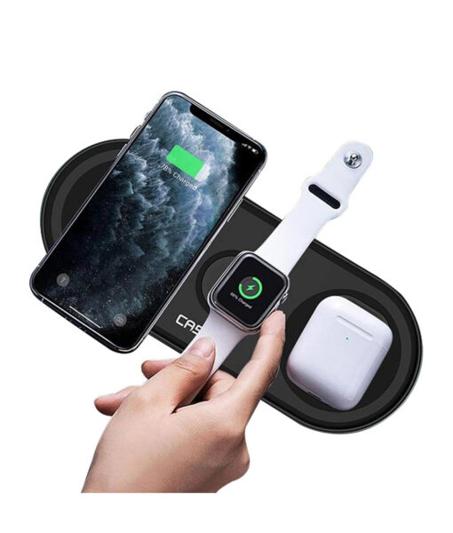 Caseco Nitro 3 In 1 Fast Wireless Charger Black 2