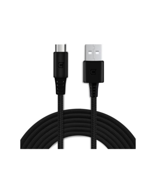 Caseco Braided USB Type C Cable 2 Meter Black 1