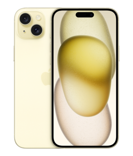 Apple iPhone 15 Plus Product Shots Bolt Mobile Website SaskTel Yellow Combo