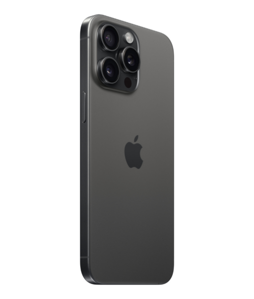 Apple iPhone 15 Pro Max Product Shots Bolt Mobile Website SaskTel Black Titanium Back
