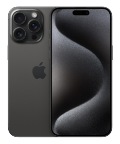 Apple iPhone 15 Pro Max Product Shots Bolt Mobile Website SaskTel Black Titanium Combo