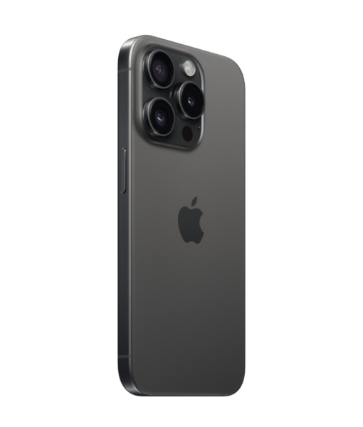 Apple iPhone 15 Pro Product Shots Bolt Mobile Website SaskTel Black Titanium Back