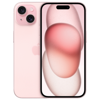 Apple iPhone 15 Product Shots Bolt Mobile Website SaskTel Pink Combo