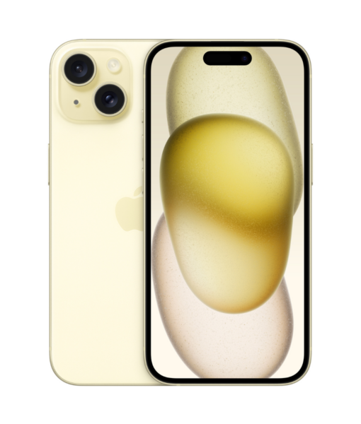 Apple iPhone 15 Product Shots Bolt Mobile Website SaskTel Yellow Combo