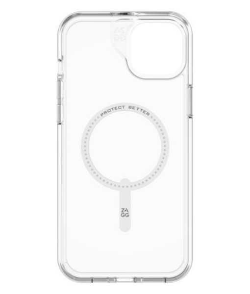 iPhone 15 Plus 14 Plus ZAGG Crystal Palace Snap Case Clear Bolt Mobile 1