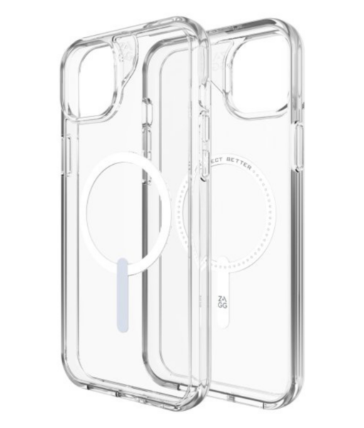 iPhone 15 Plus 14 Plus ZAGG Crystal Palace Snap Case Clear Bolt Mobile 4