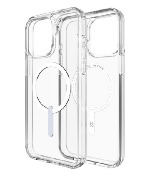 iPhone 15 Pro Max ZAGG Crystal Palace Snap Case Clear Bolt Mobile 3