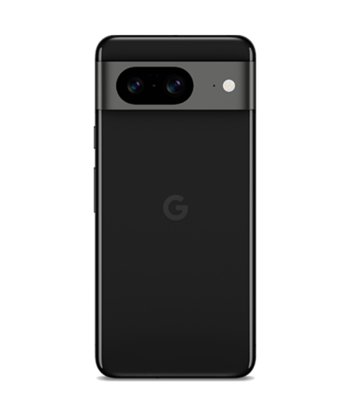 Google Pixel 8 Product Shots Bolt Mobile Website SaskTel Obsidian Back