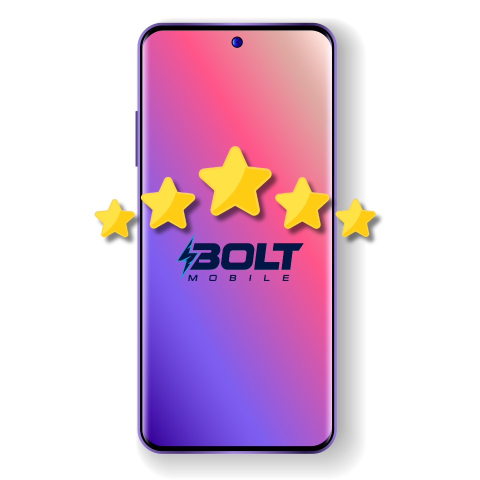 Bolt Mobile Phone 5 Star Website Feature 960 x 960