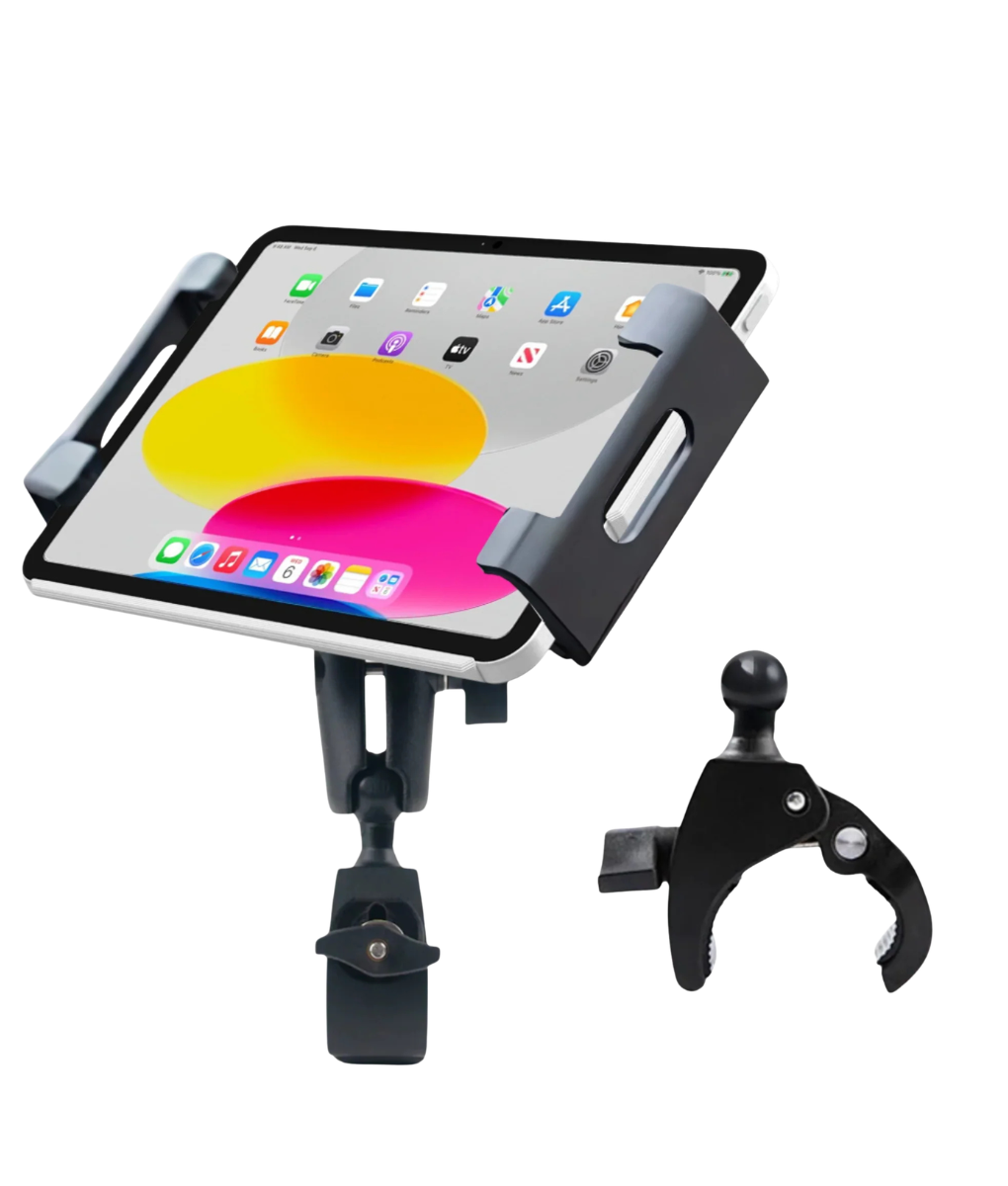 Mighty Mount Heavy Duty Quick Connect Handlebar Mount for Tablets 7" to 13" 1 Mighty Mount Heavy Duty Quick Connect Handlebar Mount for Tablets 7" to 13"