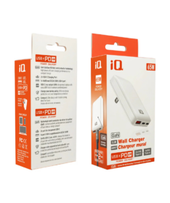 iQ PD65W GaN Slim Wall Charger
