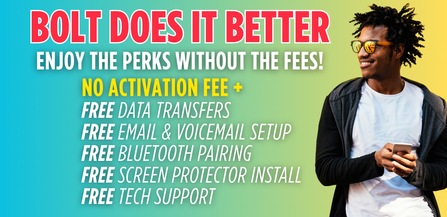 No Fees - Bolt Mobile Website Banner - Desktop Version No Fees Bolt Mobile Website Banner Desktop Version